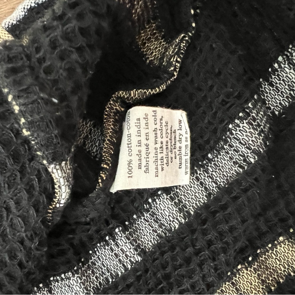 Ace and Jig Striped Black and Gold Top - Picture 6 of 6